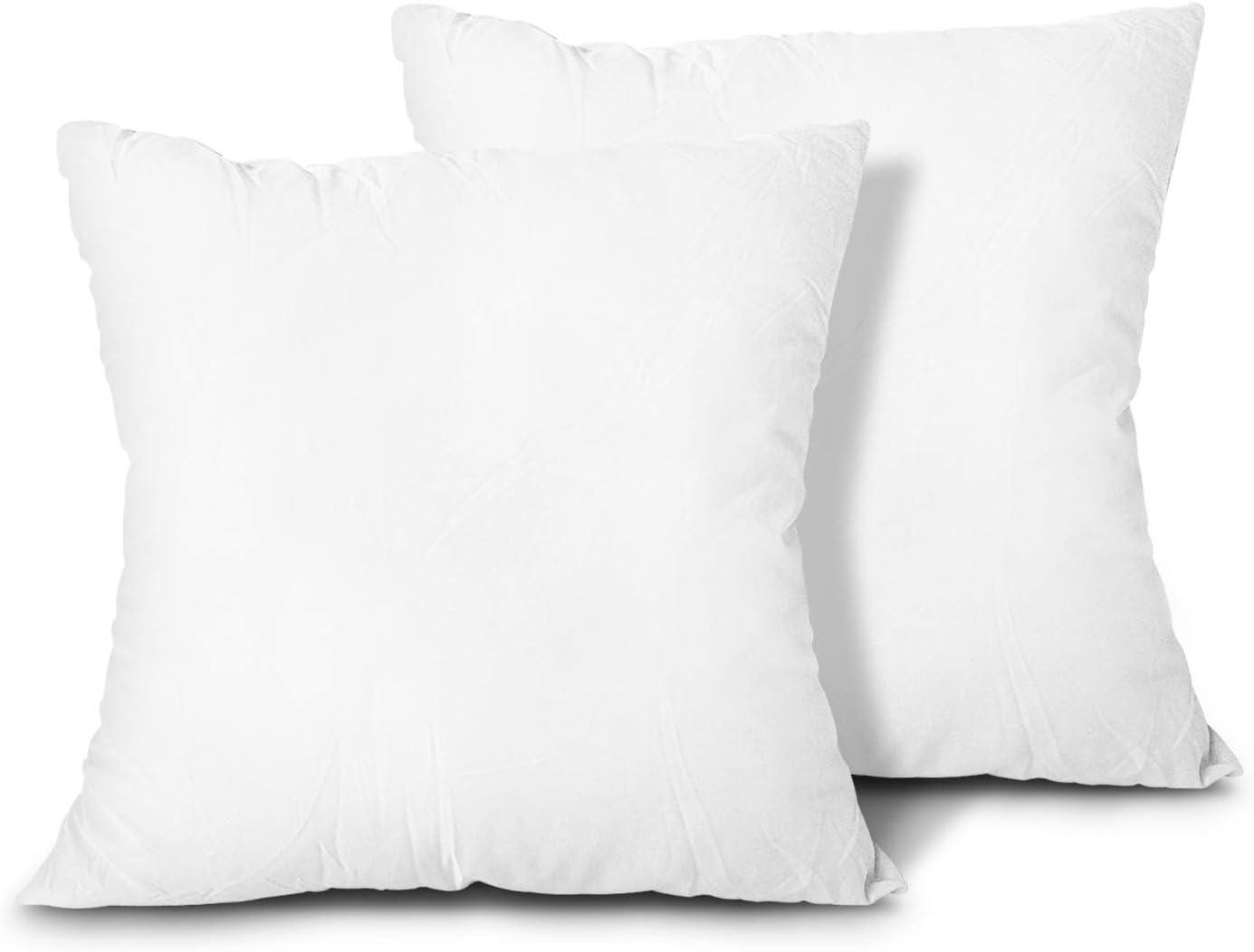 181 Degress - Polyester Pillow Inserts Couch Cushion Sham Stuffer Pack of 2