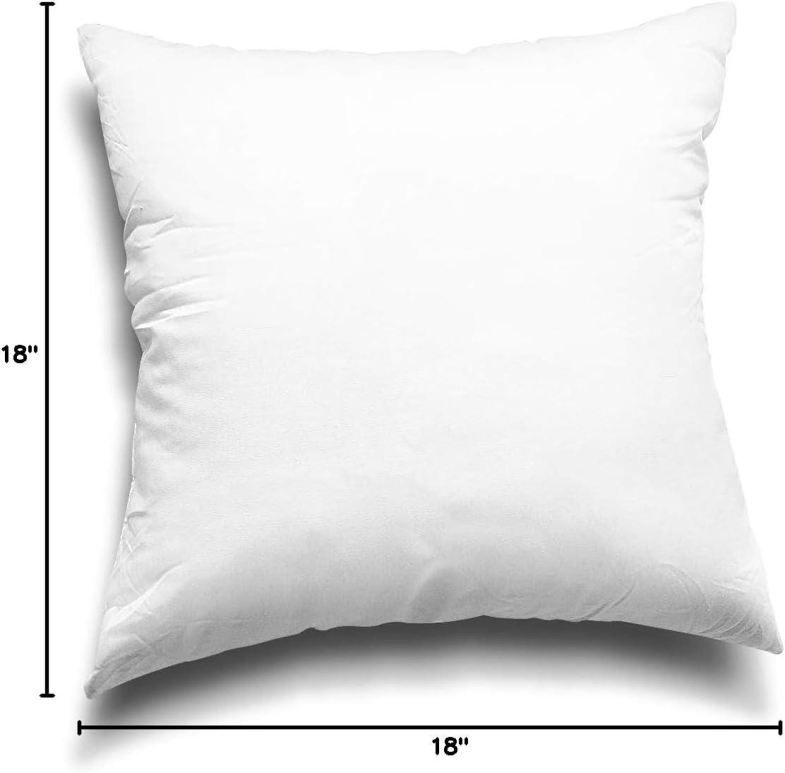 181 Degress - Polyester Pillow Inserts Couch Cushion Sham Stuffer Pack of 2